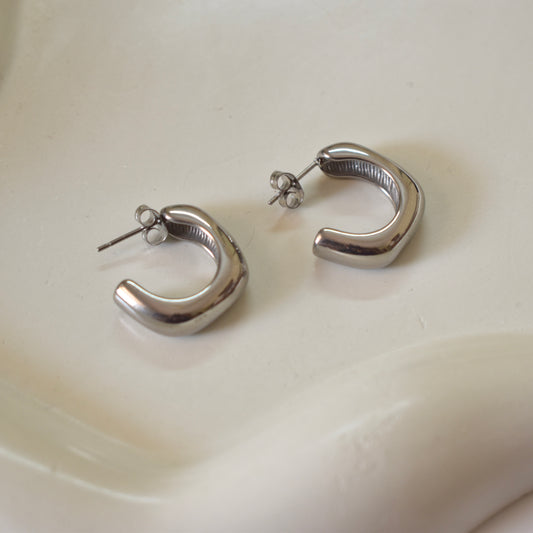 Geometric Earrings (Silver)