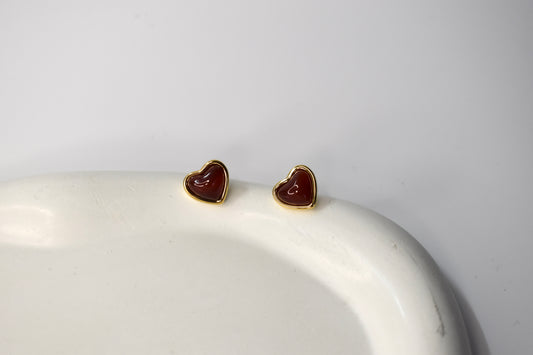 Red Heart Stud