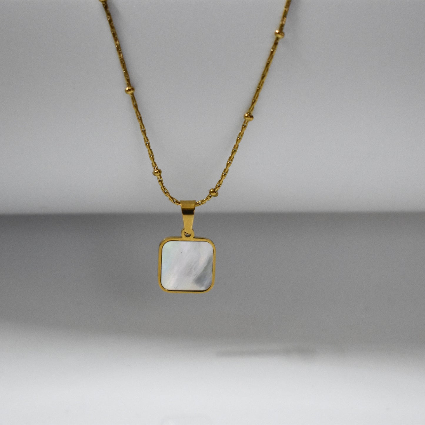 Square Shell Necklace