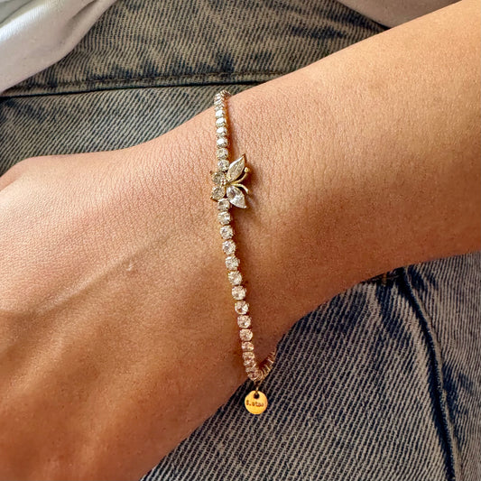 Butterfly Tennis Bracelet