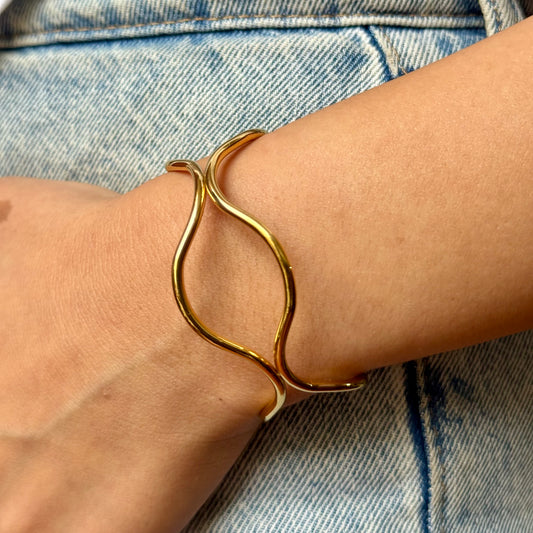 Wavy Cuff Bracelet
