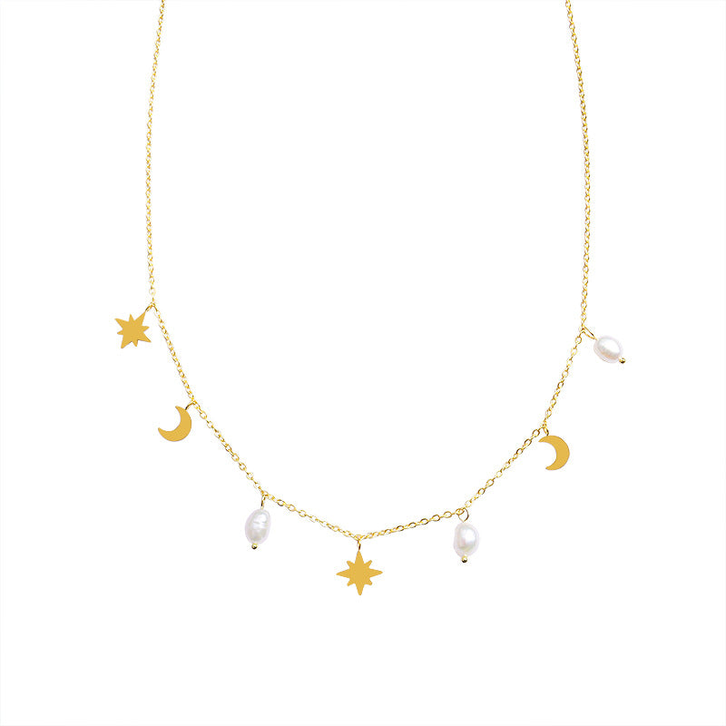 Moon Star Necklace