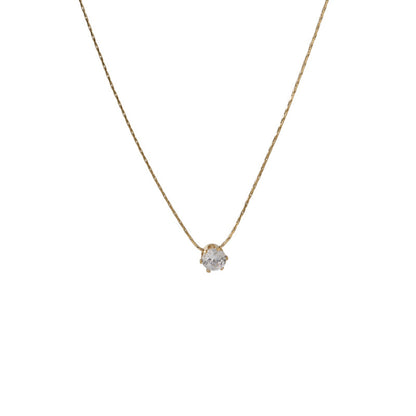 Single Stone Korean Necklace