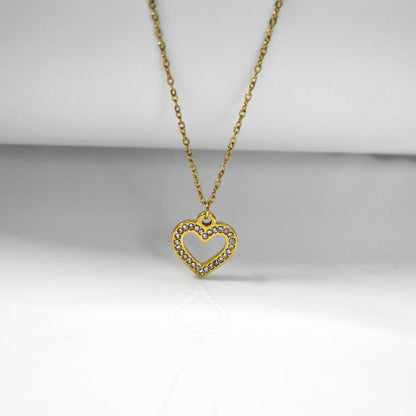Zircon Heart Necklace