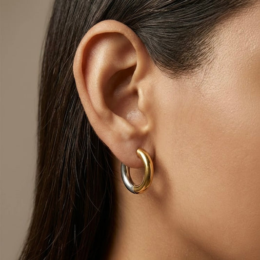 Dual Tone Hoops