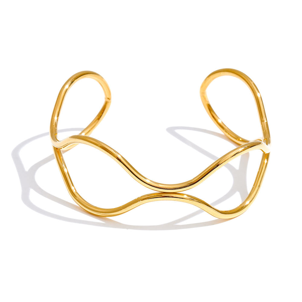 Wavy Cuff Bracelet